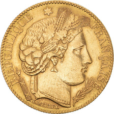 Coin, France, Cérès, 10 Francs, 1899, Paris, EF(40-45), Gold, KM:830