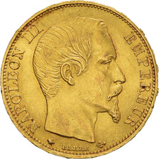 Monnaie, France, Napoleon III, 20 Francs, 1860, Strasbourg, TTB+, Or