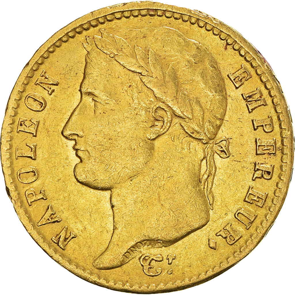 Moneta, Francja, Napoléon I, 20 Francs, 1811, Paris, EF(40-45), Złoto