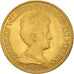 Moneta, Paesi Bassi, Wilhelmina I, 10 Gulden, 1917, SPL-, Oro, KM:149