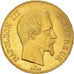 Moneta, Francia, Napoleon III, 100 Francs, 1857, Paris, BB+, Oro, KM:786.1