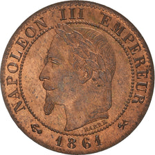 Münze, Frankreich, Napoleon III, Centime, 1861, Bordeaux, UNZ, Bronze