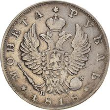 Münze, Russland, Alexander I, Rouble, 1818, St. Petersburg, SS, Silber, KM:130