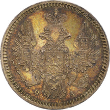 Münze, Russland, Nicholas I, 5 Kopeks, 1850, Saint-Petersburg, VZ+, Silber