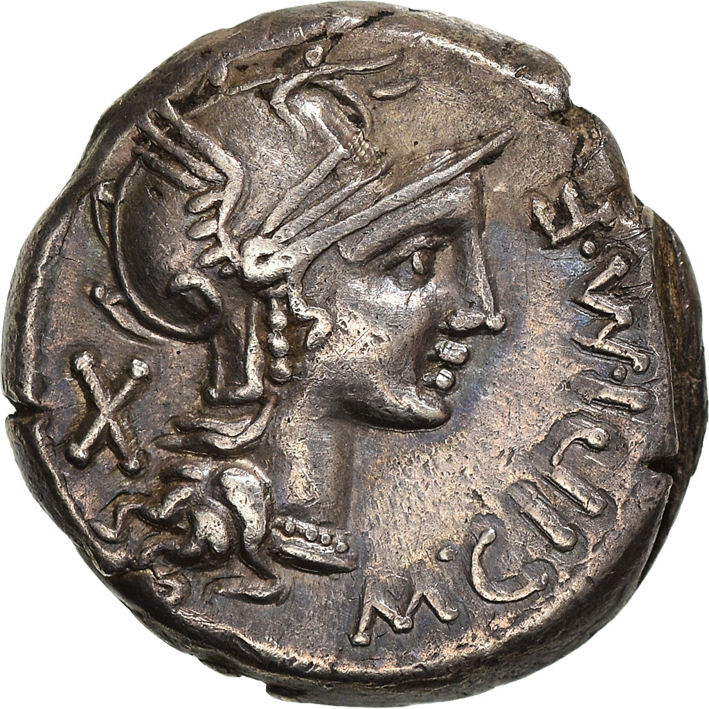 Münze, Cipia, Denarius, Rome, VZ, Silber, Crawford:289/1