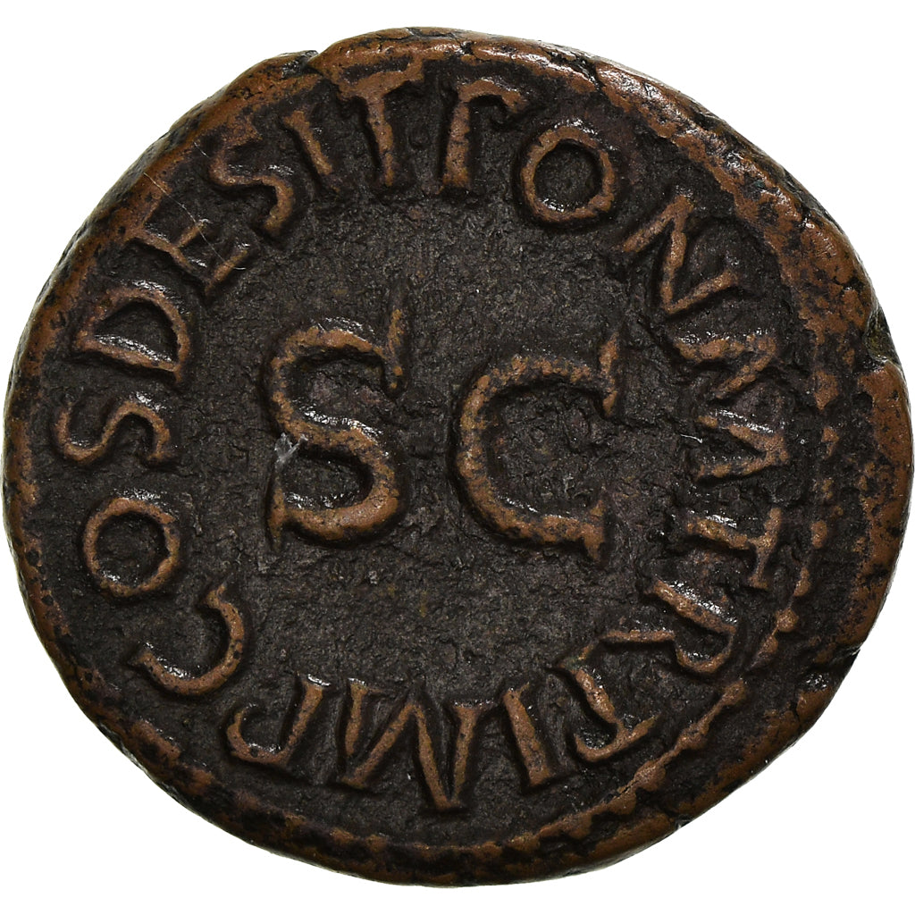 Moneta, Claudius, Quadrans, 41 AD, Rome, BB+, Bronzo, RIC:84