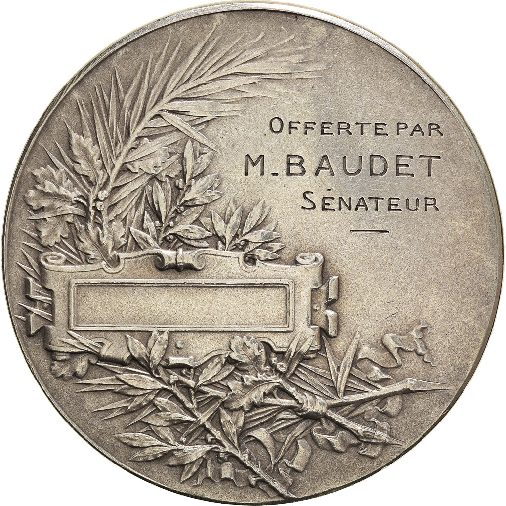 France, Medal, Agriculture, Unknown, Desaide, AU(50-53), Silver
