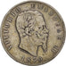 Monnaie, Italie, Vittorio Emanuele II, 5 Lire, 1870, Milan, TB+, Argent, KM:8.3