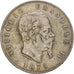 Monnaie, Italie, Vittorio Emanuele II, 5 Lire, 1871, Milan, TB+, Argent, KM:8.3