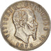 Coin, Italy, Vittorio Emanuele II, 5 Lire, 1875, Milan, VF(30-35), Silver