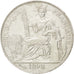 FRENCH INDO-CHINA, 20 Cents, 1898, Paris, KM #10, AU(50-53), Silver, Lecompte...