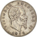 Coin, Italy, Vittorio Emanuele II, 5 Lire, 1876, Rome, VF(30-35), Silver, KM:8.4