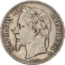 Coin, France, Napoléon III, 5 Francs, 1867, Strasbourg, VF(30-35), Silver