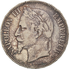 Coin, France, Napoléon III, 5 Francs, 1867, Strasbourg, VF(30-35), Silver