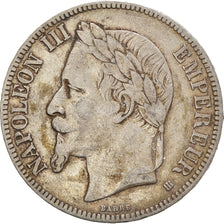 Coin, France, Napoleon III, 5 Francs, 1868, Strasbourg, VF(20-25), Silver