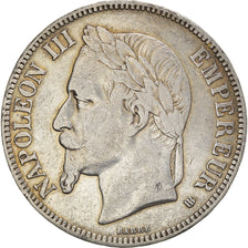 Coin, France, Napoleon III, 5 Francs, 1869, Strasbourg, VF(30-35), Silver