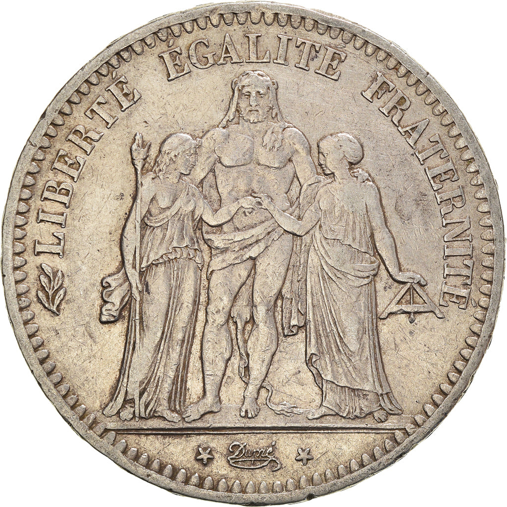 Coin, France, Hercule, 5 Francs, 1848, Paris, EF(40-45), Silver, KM:756.1