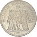 Moeda, França, Hercule, 5 Francs, 1849, Paris, EF(40-45), Prata, KM:756.1