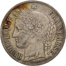 Münze, Frankreich, Cérès, 5 Francs, 1850, Paris, S+, Silber, KM:761.1