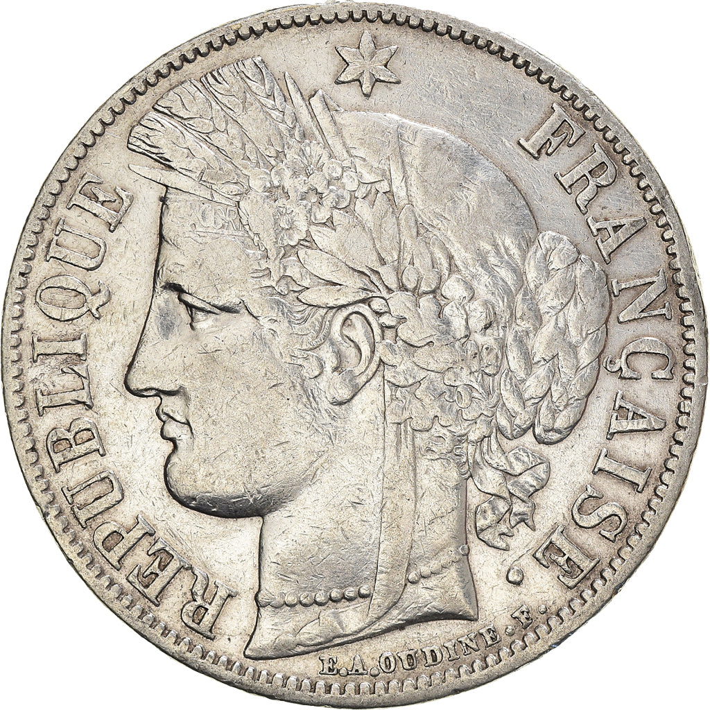 Monnaie, France, Cérès, 5 Francs, 1851, Paris, TB+, Argent, Gadoury:719