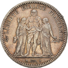 Coin, France, Hercule, 5 Francs, 1872, Paris, EF(40-45), Silver, KM:820.1