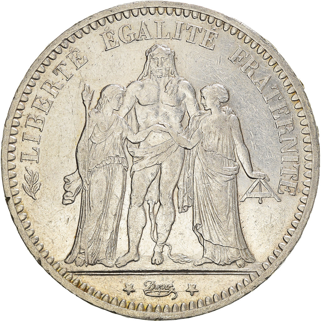 Monnaie, France, Hercule, 5 Francs, 1873, Paris, TTB, Argent, Gadoury:745.a