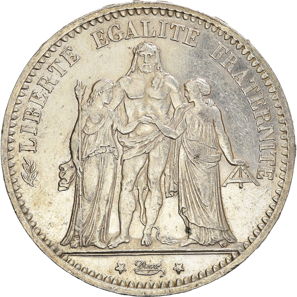 Coin, France, Hercule, 5 Francs, 1873, Paris, AU(50-53), Silver, KM:820.1