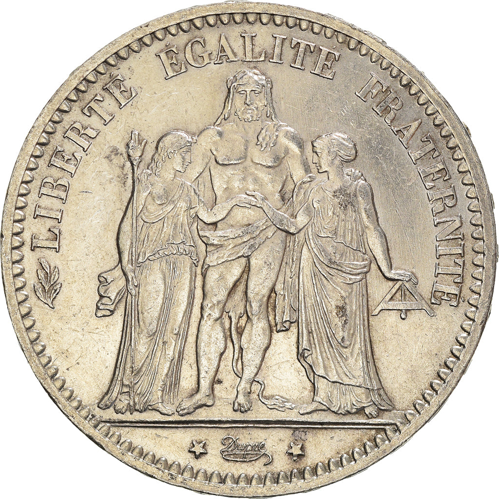 Coin, France, Hercule, 5 Francs, 1873, Paris, AU(55-58), Silver, KM:820.1