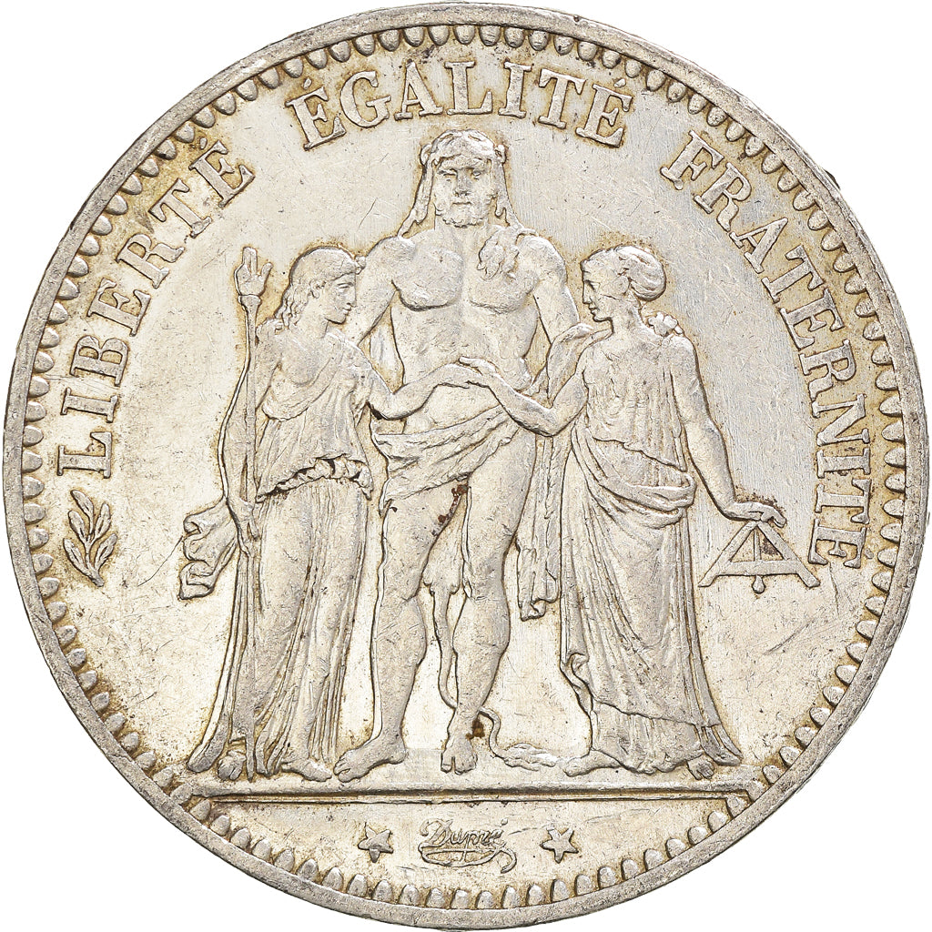 Coin, France, Hercule, 5 Francs, 1874, Paris, EF(40-45), Silver, KM:820.1