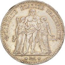 Coin, France, Hercule, 5 Francs, 1876, Paris, EF(40-45), Silver, KM:820.1