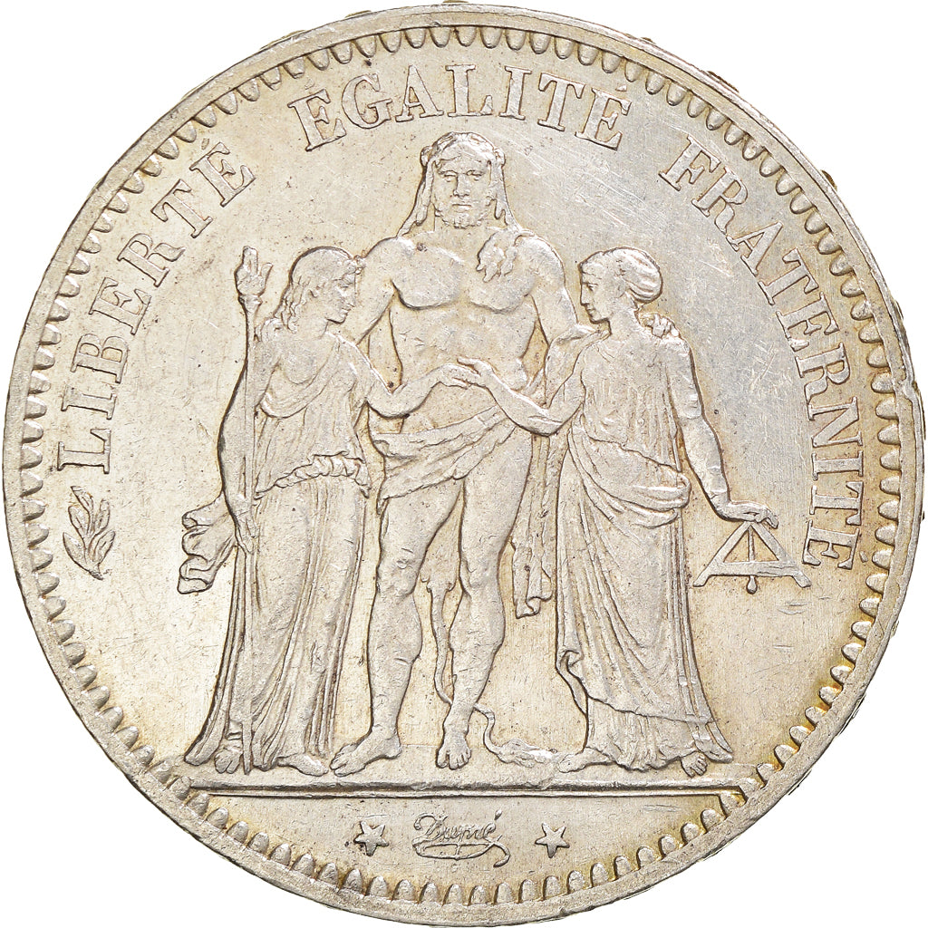 Monnaie, France, Hercule, 5 Francs, 1877, Paris, TTB, Argent, Gadoury:745a
