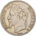 Moneta, Francia, Napoleon III, 5 Francs, 1868, Paris, MB+, Argento, KM:799.1