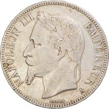 Moneta, Francja, Napoleon III, 5 Francs, 1868, Paris, VF(30-35), Srebro