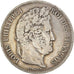 Moneta, Francia, Louis-Philippe, 5 Francs, 1838, Marseille, MB+, Argento