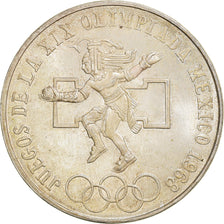 Coin, Mexico, 25 Pesos, 1968, Mexico, MS(60-62), Silver, KM:479.1
