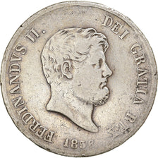 Coin, ITALIAN STATES, NAPLES, Ferdinando II, 120 Grana, 1856, VF(20-25), Silver