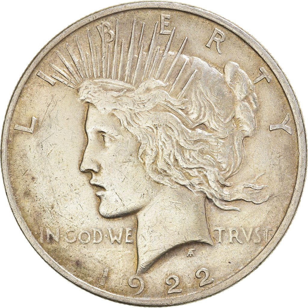 Coin, United States, Peace Dollar, Dollar, 1922, U.S. Mint, Philadelphia
