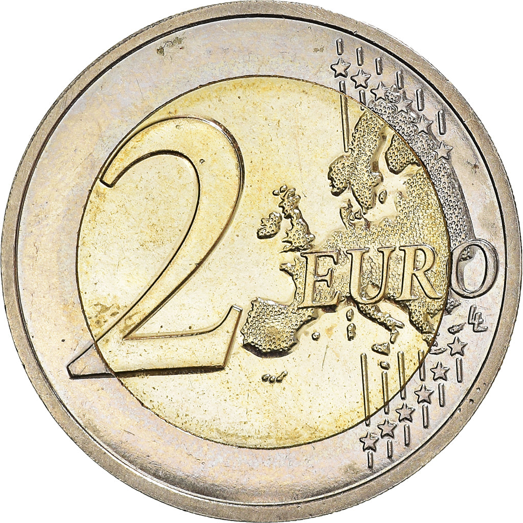 Monaco, Grace Kelly, 2 Euro, 2007, Paris, UNZ, Bi-Metallic, KM:186