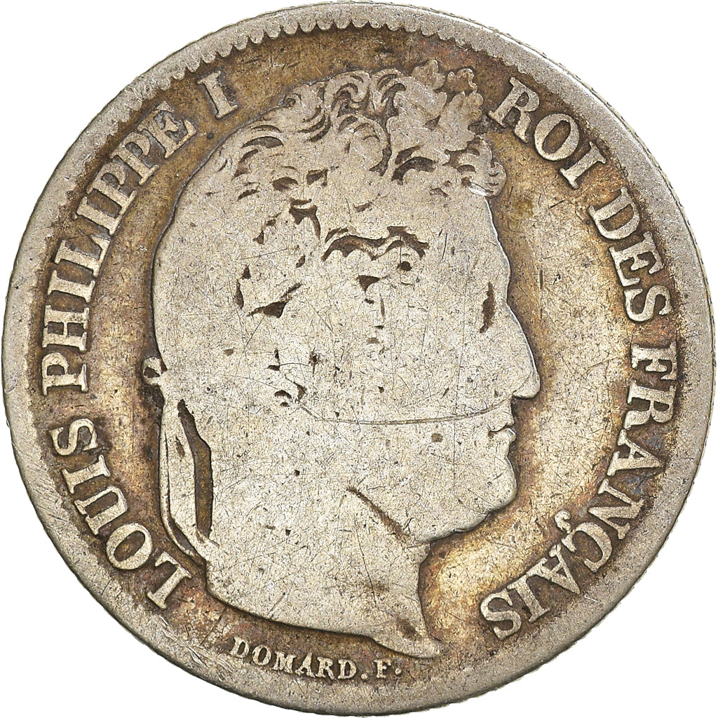 Münze, Frankreich, Louis-Philippe, Franc, 1833, Lille, S, Silber, KM:748.13