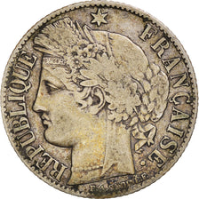 Moneta, Francia, Cérès, Franc, 1894, Paris, MB+, Argento, KM:822.1