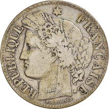 Monnaie, France, Cérès, 2 Francs, 1871, Paris, TB+, Argent, Gadoury:530