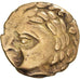 Münze, Aulerci Cenomani, 1/4 Stater, 80-50 BC, Le Mans, SS, Gold
