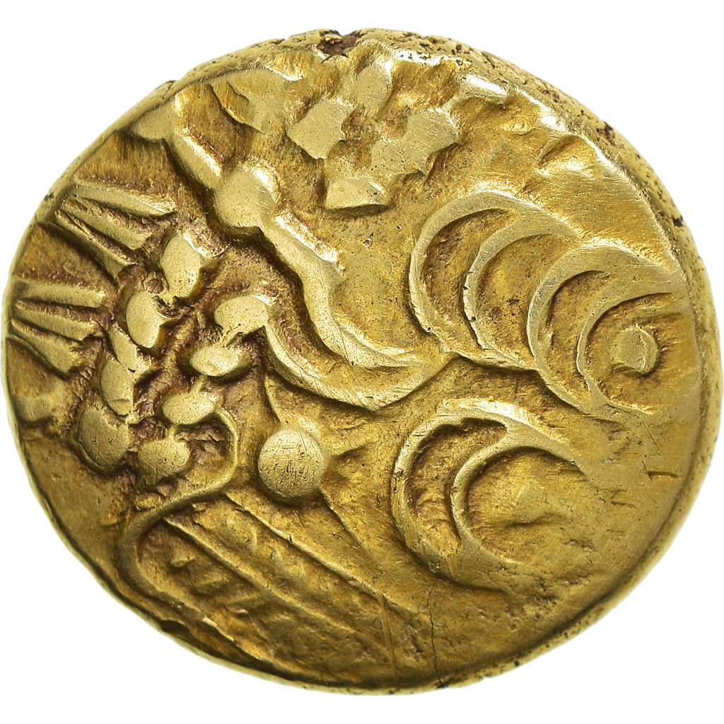 Coin, Suessiones, Stater, 60-50 BC, AU(50-53), Gold, Delestrée:169