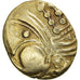 Moneda, Aulerci Eburovices, Hemistater, 60-50 BC, MBC+, Oro, Delestrée:2404