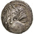 Münze, Pictones, Drachme aux 2 chevaux, Ist century BC, SS, Silber