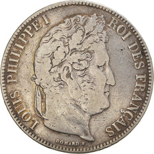 Coin, France, Louis-Philippe, 5 Francs, 1834, Nantes, VF(30-35), Silver