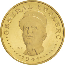 Monnaie, Tchad, Général Leclerc, 5000 Francs, 1970, Paris, FDC, Or, KM:10