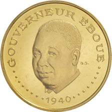 Coin, Chad, Gouverneur Éboué, 3000 Francs, 1940, Paris, MS(65-70), Gold, KM:9