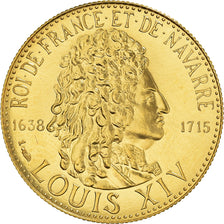 Francia, medaglia, French Fifth Republic, Louis XIV, 1980, SPL+, Oro