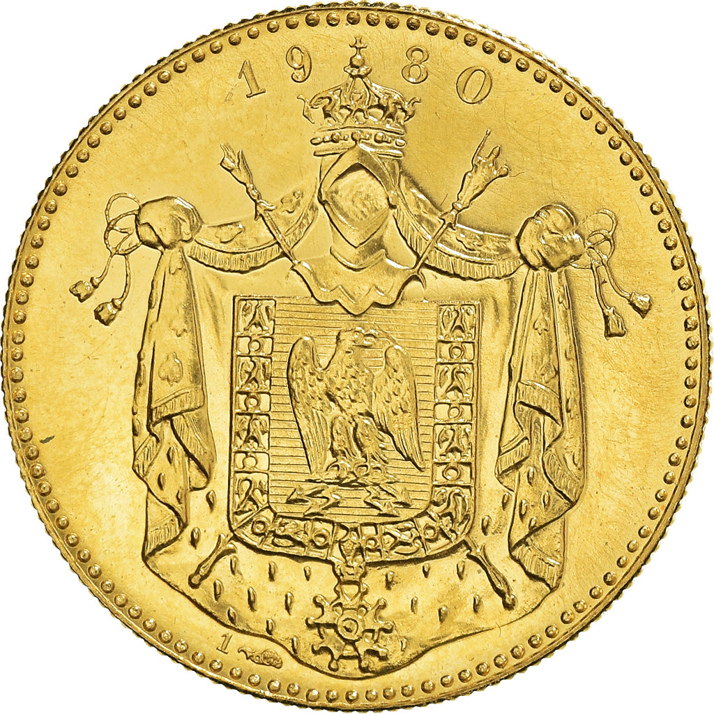 Frankreich, Medaille, French Fifth Republic, Napoléon Ier, 1980, UNZ+, Gold